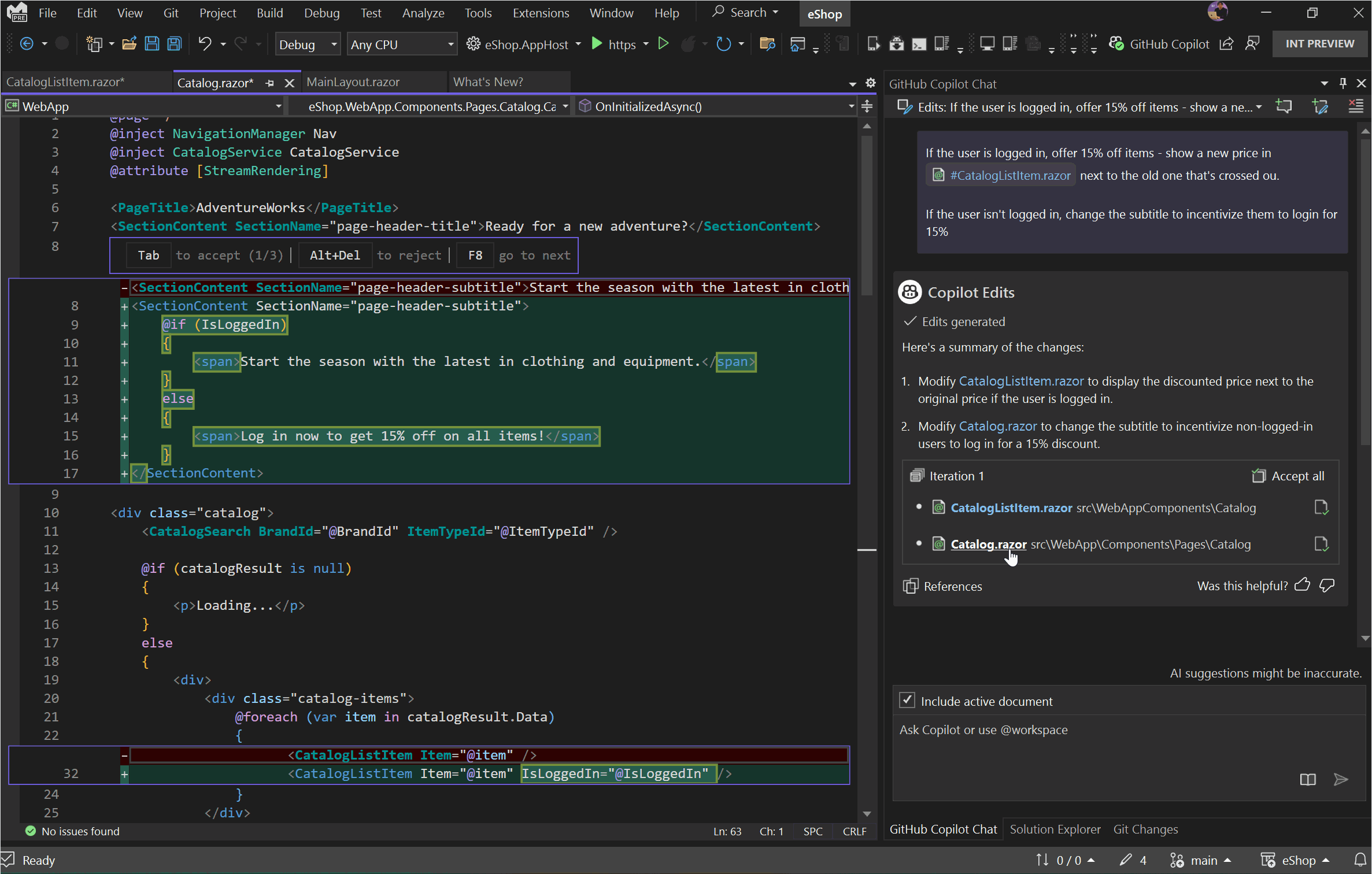 GitHub Copilot Edits คืออะไร?